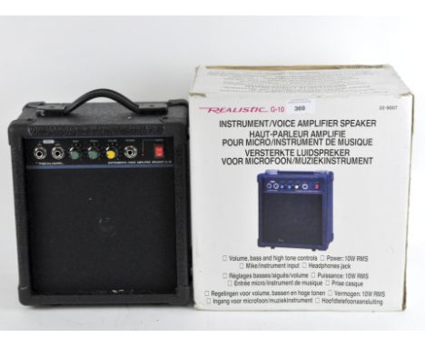 A Realistic G-10 amplifier speaker, in the original box
