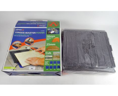 A Vitrex Torque-Master power compact tile cutter, in original box