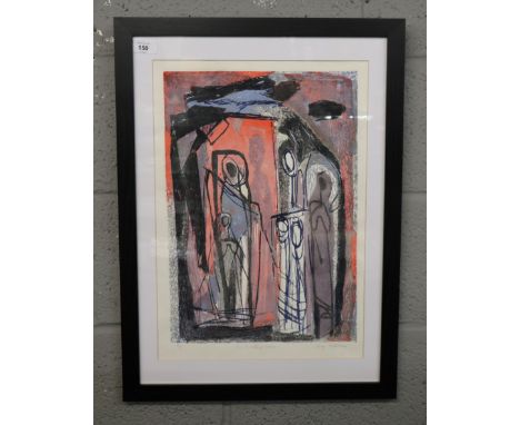 Signed L/E print The Waiting Room - Mary Hillhouse 