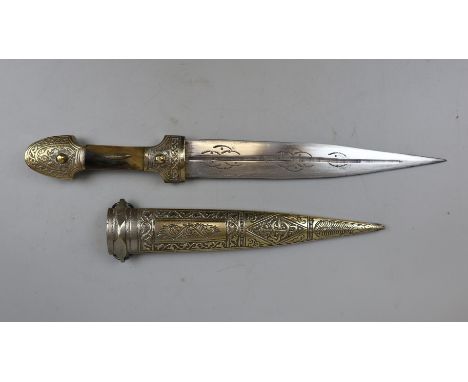 Syrian kinjhal with scabbard 