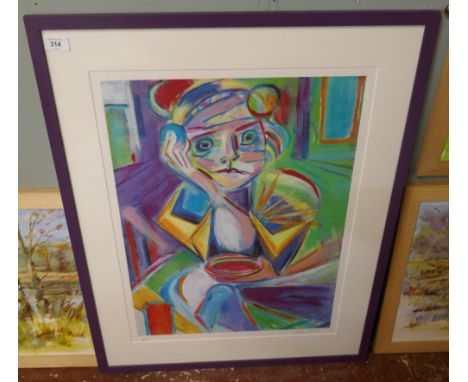 Framed L/E print from Orde Levinson's Hope and Optimism portfolio by Lorna Robertson 
