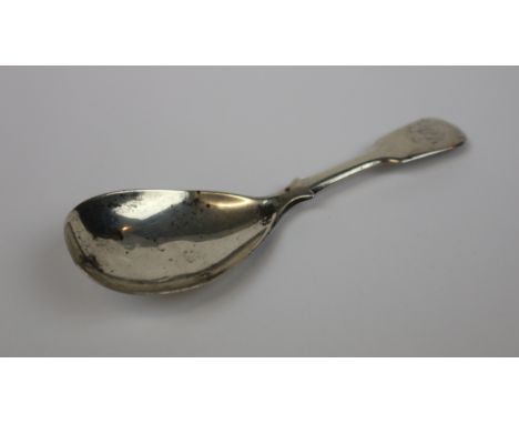 Georgian silver caddy spoon 1810 