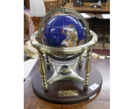 Semi precious globe 