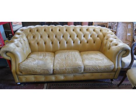 Leather Chesterfield sofa 