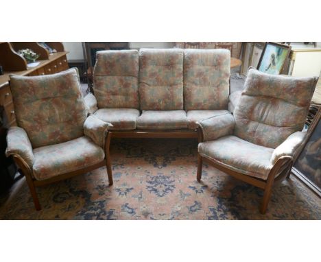 Golden dawn Ercol three piece suite circa 1970's 