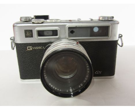 Yashica Electro 35 35mm rangefinder camera, 245141, with a color-Yashinon DX1:1.7 f=45mm lens