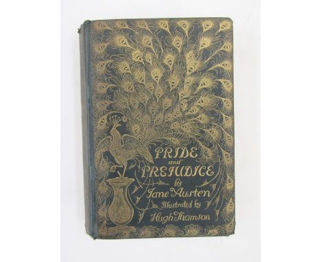 Austen, Jane " Pride and Prejudice" ills by Hugh Thomson, George Allen 1894, preface by George Saintsbury, Peacock Edition, f