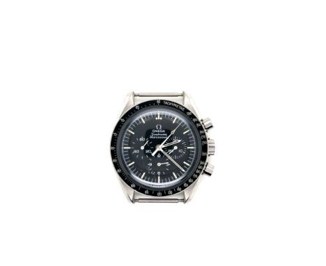 AN OMEGA SPEEDMASTER "MOONWATCH" PROFESSIONAL CHRONOGRAPH MANUAL WOUND WRISTWATCH-40mm CASE WITH BLACK DIAL AND LUMINOUS BATO
