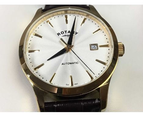 ROTARY AUTOMATIC WRIST WATCH in box