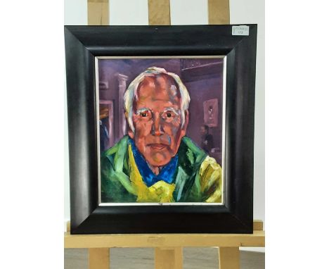 OIL PORTRAIT  oil on board, framedimage size 35cm x 30cm, overall size 51cm x 45cm
