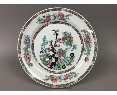 GROUP OF INDIAN TREE PATTERN TEA WARE including tea cups, coffee cups, side plates and sandwich plates