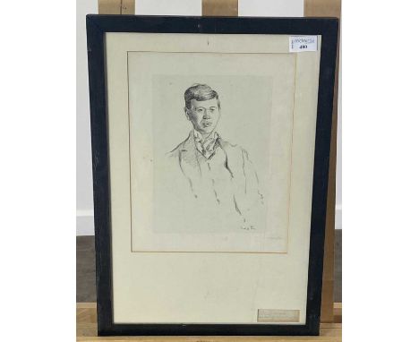 SIR WILLIAM ROTHENSTEIN (BRITISH 1872 - 1945) VISCOUNT ST CYRES, STUDENT OF CHRISTCHURCH print on paper, signed and titled in