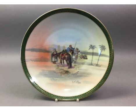 EPIAG CZECHOSLOVAKIAN CABINET PLATE WITH OTHER CABINET PLATES including Coalport, also Davenport collector's tankardsthe Epia