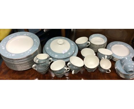ROYAL DOULTON: An extensive 'Reflection' pattern dinner / tea service. Est. £30 - £50.