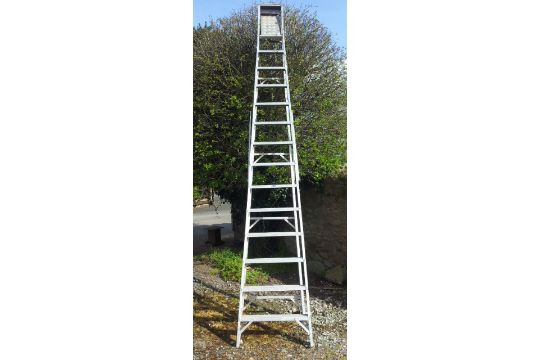 A High Reach Aluminium Step Ladder