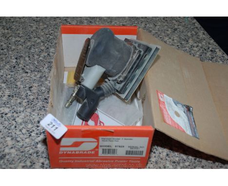 A "Dynabrade" pneumatic Square Sander.