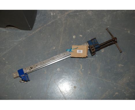 Two x 18'' Record Sash Clamps.