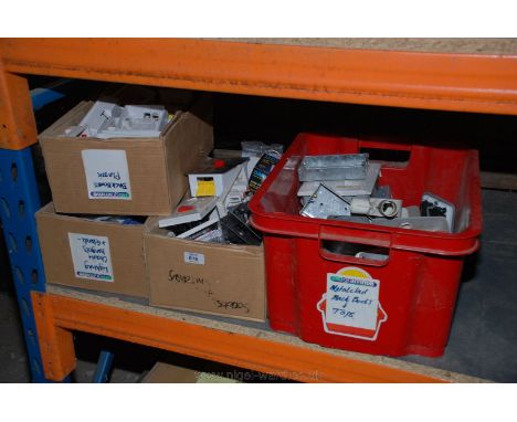 Electrical back boxes, light hangers, etc.,