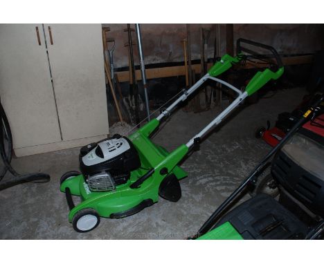 A "Viking 6, MB655 VR"  by "Stihl" 53 cm. cut width, self-propelled rotary Lawn Mower with rear roller and "Briggs & Stratton