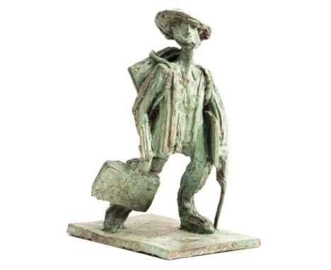 John Behan RHA (b.1938) Van Gough on the Moveunique bronzesigned 35½ x 19 x 25½cm (14 x 7.5 x 10in)Private Collection  