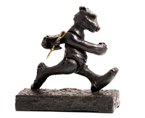 Patrick O'Reilly (b.1957) Stitch in Time (2017)unique bronzesigned and dated (20)'17 35½ x 34 x 15cm (14 x 13.4 x 5.9in)Priva