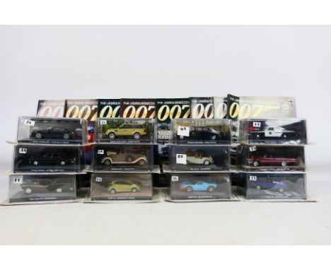 GE Fabbri - James Bond - 12 1/43 scale diecast cars comprising of issues 49- 60 of the James Bond Car Collection with corresp