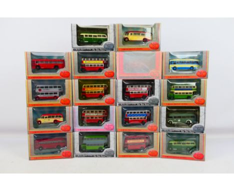EFE - 18 x boxed models, mostly buses in 1:76 scale including ##99205 Guy Arab II Utility Bus Southdown, #24325 BET Weymann D
