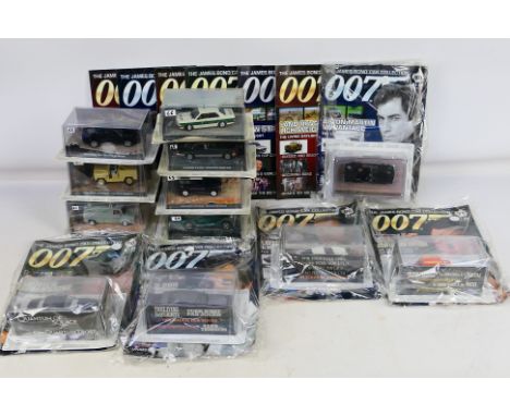 GE Fabbri - James Bond - 12 1/43 scale diecast cars comprising of issues 61-72 of the James Bond Car Collection with correspo