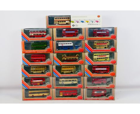 EFE - 19 x boxed buses in 1:76 scale including #99702 Victoria Coach Station Anniversary series - Scout Gay Hostess, #32001 R
