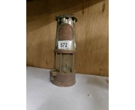 An Eccles miner's lamp