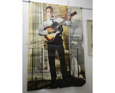 A vintage Elvis Presley poster