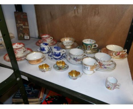 A mixed lot of tea cups and saucers including Victorian, continental, Royal Worcester etc
 
Overall fair condition
2 pairs ha