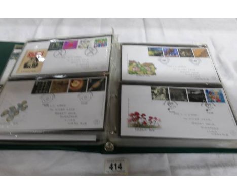 2 folders of definitive and first day covers, 1998-2003 & 2003-2007, approximately 155