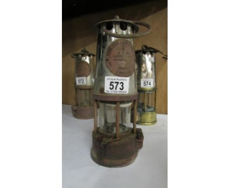 An Eccles Miner's lamp