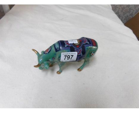 A cow parade Celtic cow