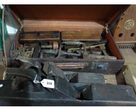 A Collection Of Antique Carpentry Tools