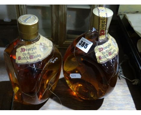 Two Vintage Bottles Of John Haig Dimple Scotch Whisky