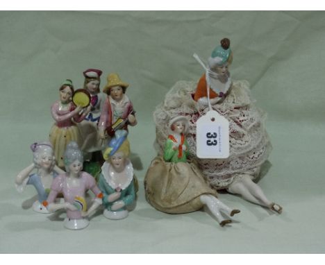 A Collection Of Early 20th Century China Pin Cushion Dolls And Similar (11)