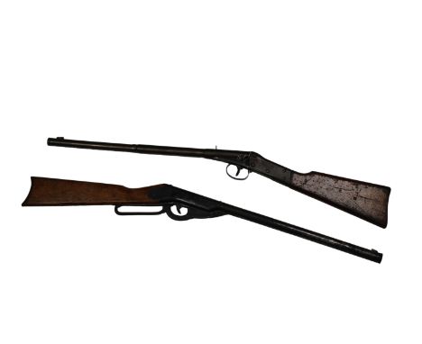 A Diana model 1 .177 air rifle wooden stock, 30¼in. (76.8cm.) overall length, together with a Markham King single shot air ri