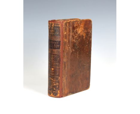 An 1839 The Life and Adventures of Nicholas Nickleby by Charles Dickens with illustrations by Phiz, red/brown morocco, gilt t