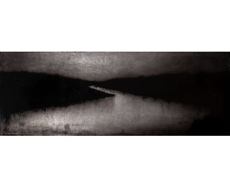 RICARD CHIANG (Barcelona, 1966)."Rio", 26/06/2006.Mixed media on panel.Signed and dated in the lower left corner.Size: 31 x 8
