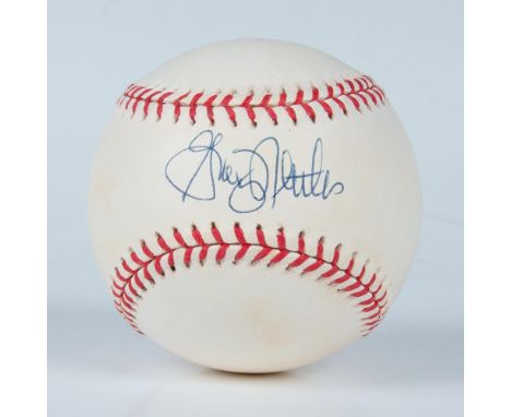 This is an official American League baseball signed in blue ink by Graig Nettles. Certificate of Authenticity from Clubhouse 