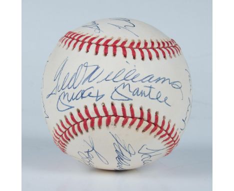 Ted Williams, Mickey Mantle, Hank Aaron, Ernie Banks, Willie Mays, Mike Schmidt, Frank Robinson, Reggie Jackson, Harmon Kille