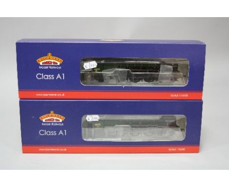 TWO BOXED BACHMANN OO GAUGE CLASS A1 LOCOMOTIVES, 'Meg Merrilies' No.60115 (32-558) and 'Great Eastern' No.60157 (32-559), bo