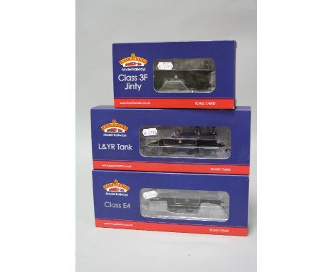 THREE BOXED BACHMANN OO GAUGE TANK LOCOMOTIVES, 'Jinty' No.47394 (32-231), Class E4 No.32500 (35-078) and L & YR Tank No.5063
