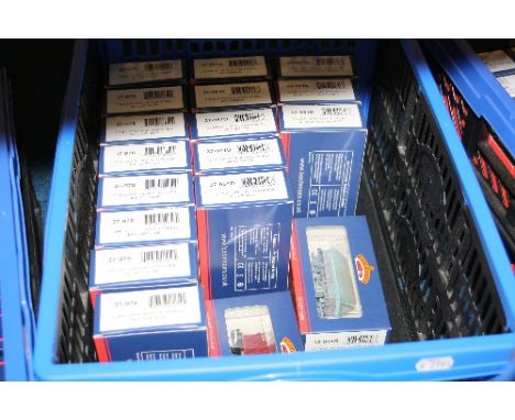 A QUANTITY OF BOXED BACHMANN OO GAUGE ROLLING STOCK, assorted Conflat and China Clay Wagons, assorted liveries, look to have 