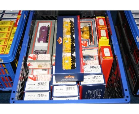 A QUANTITY OF BOXED OO GAUGE WAGONS, assorted Cement wagons and Powder Tankers, assorted types and liveries, Bachmann, Hornby
