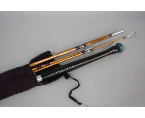 FISHING RODS, a Hardy's 'Invincible' 10 1/2 (320cm) two piece rod, Edgar Sealey Mayfly 10 1/2 (320cm) three piece split cane 