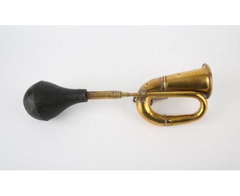 Vintage Veteran brass and rubber bulb car horn
