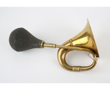 Vintage Veteran brass and rubber bulb car horn